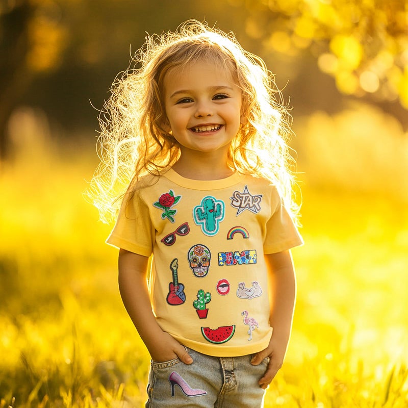 RF-patch 32Pcs Funny Iron on Patches, Embroidered Iron on/Sew on Patch for Clothes, Hats, Jackets, Jeans, Etc - Image 5